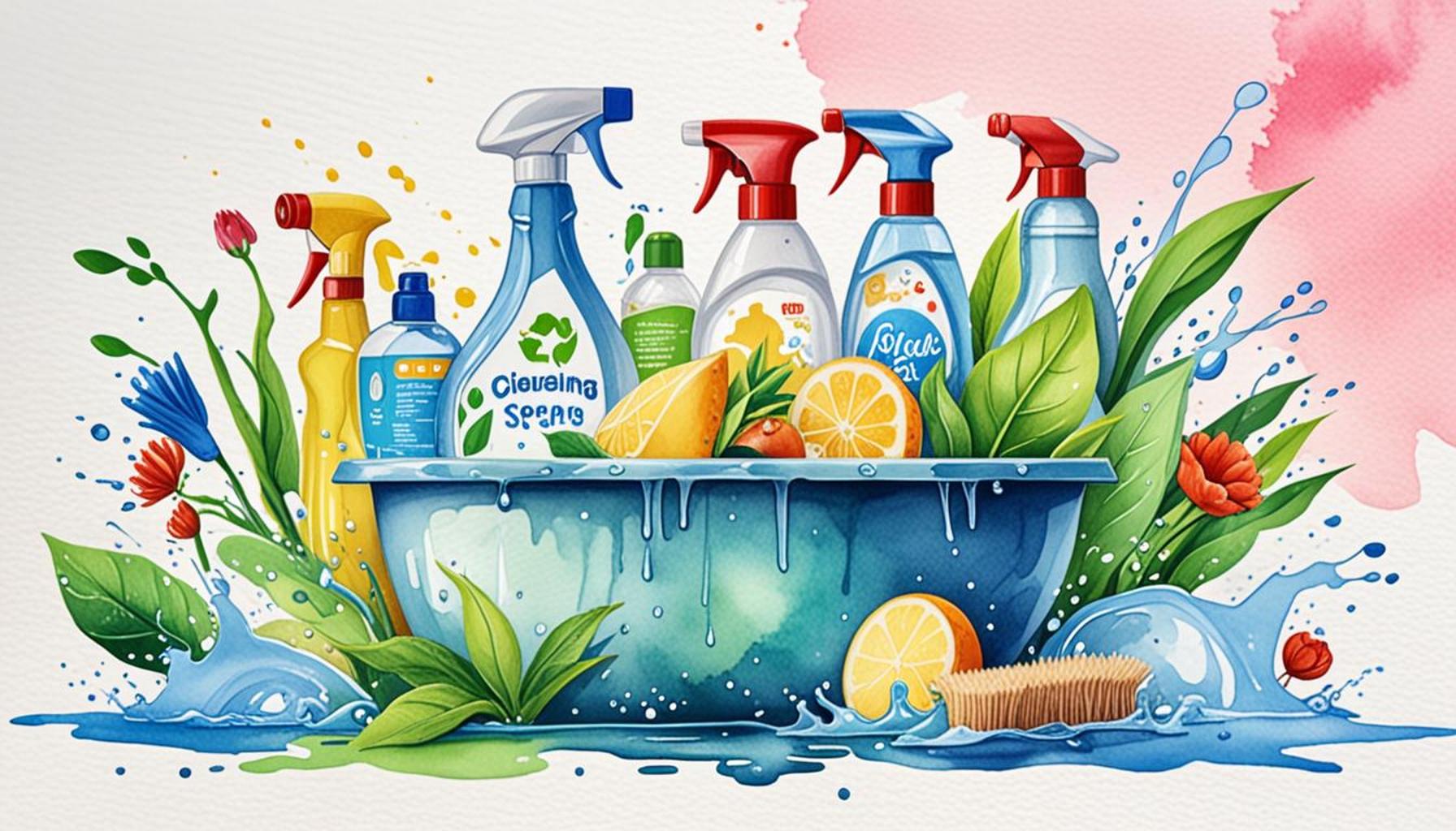 How Eco-friendly Cleaning Products Can Help Conserve Water During Household Cleaning