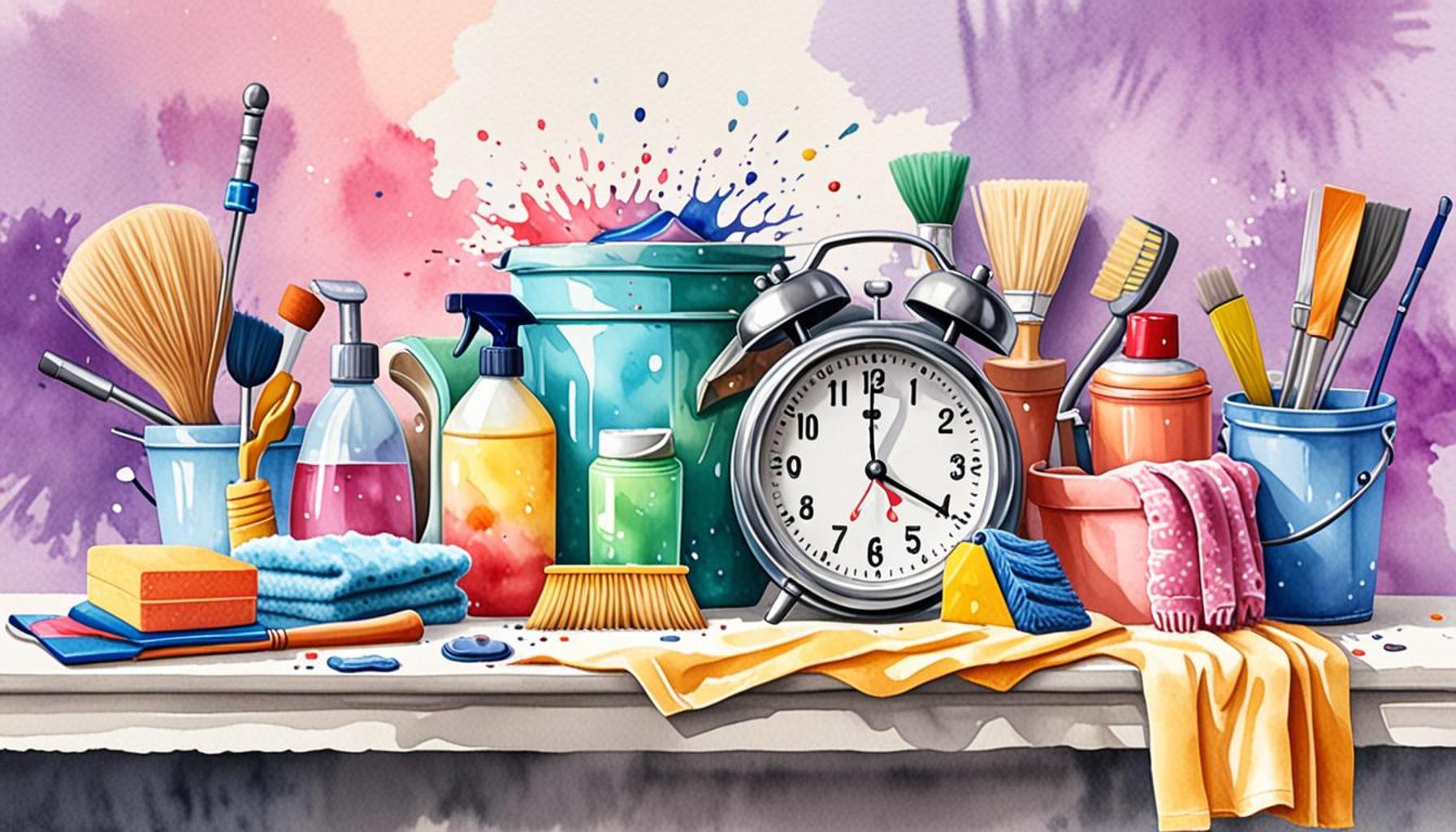 How to Create an Efficient Cleaning Schedule to Optimize Time at Home
